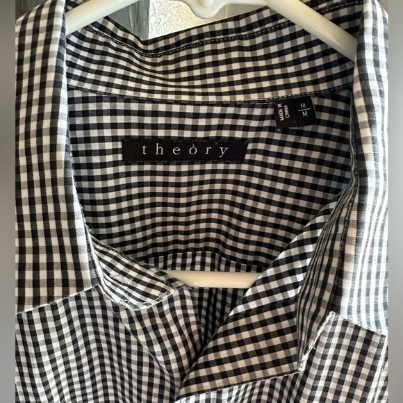 Theory Other - theory men's gingham button-down shirt sylvain size m unisex style